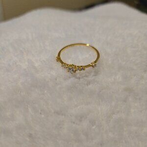 New Delicate Zirconia Ring -925 Sterling Silver stamped, Dainty, Hypoallergenic